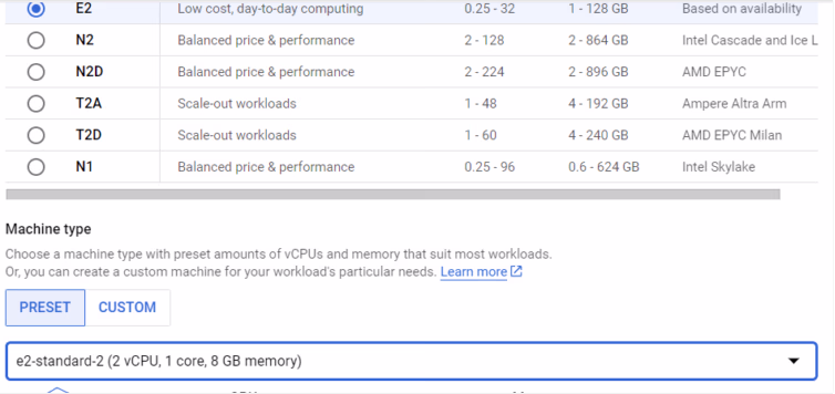 VM-instances aanmaken in GCP: master in amsterdam, workers in brussel en londen